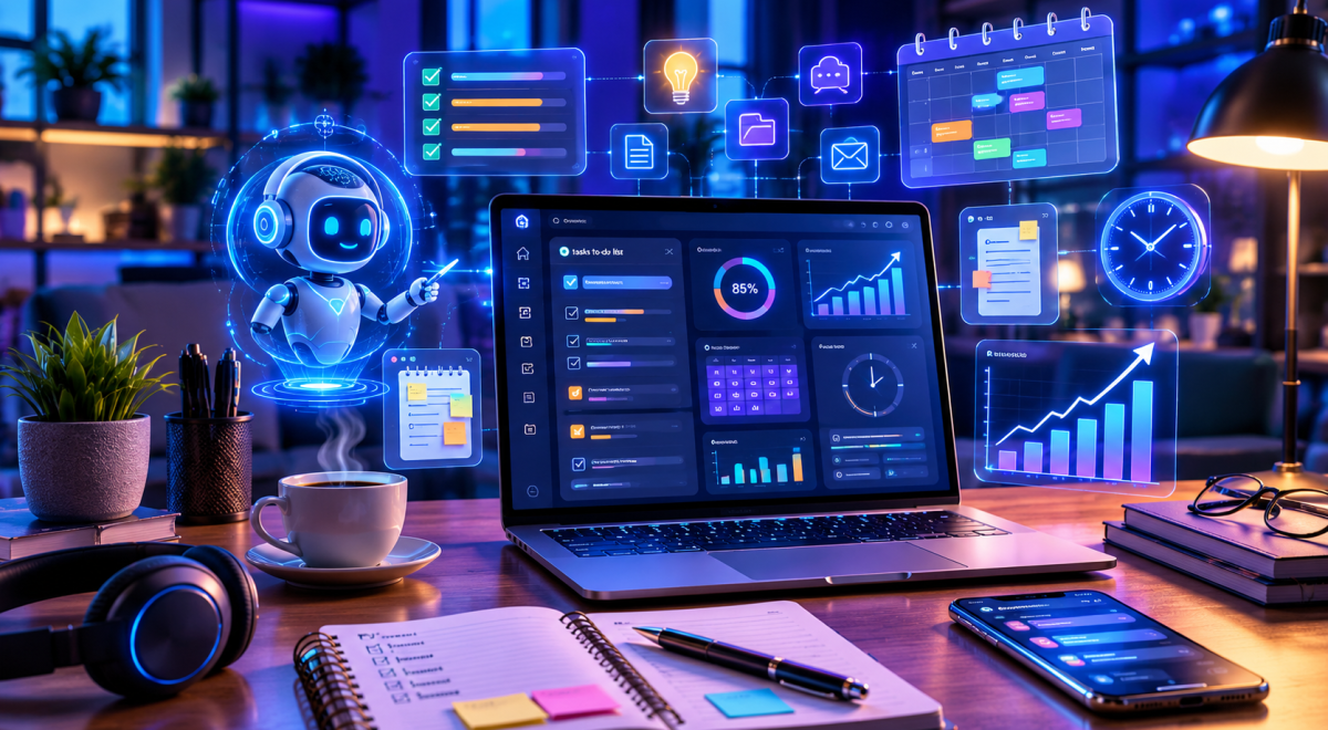 AI for Personal Productivity in 2026 helping users manage tasks and time